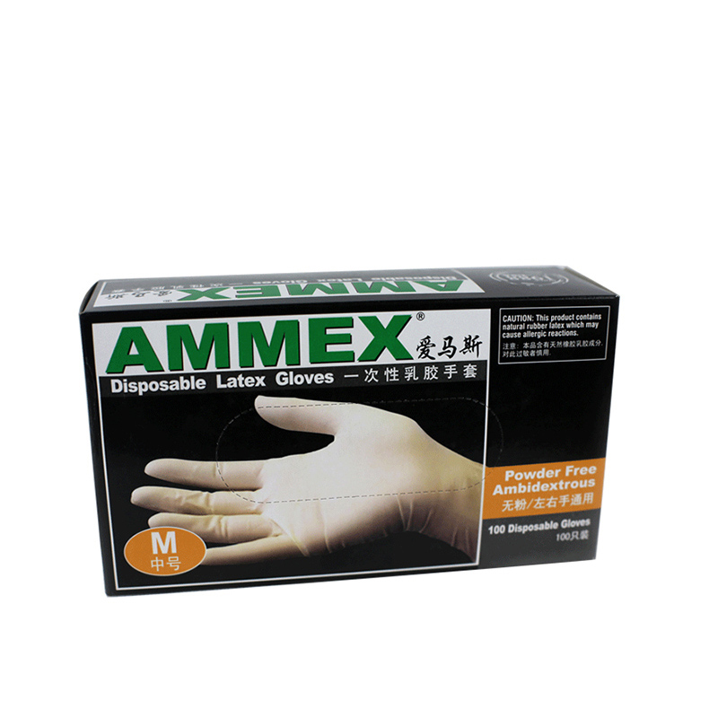 愛(ài)馬斯Ammex一次性乳膠手套 (標準型) TLFC