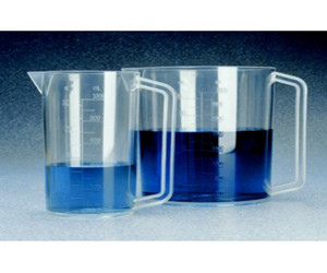 美國Nalgene 1220 帶柄帶刻度燒杯，高密度聚乙烯