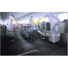 ABB機器人熱噴涂防護服，噴涂機器人防護服