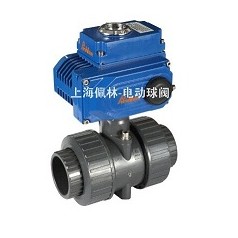 PVC電動(dòng)雙由令活接球閥，Q961F雙由令電動(dòng)球閥