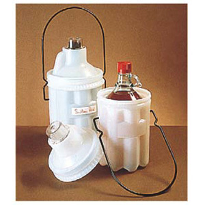 Nalgene 安全試劑瓶搬運籃 環(huán)氧樹(shù)脂涂層手柄 6501-2500