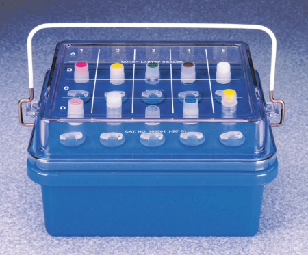 Nalgene-20℃實(shí)驗專(zhuān)用冷卻盒 聚碳酸酯蓋已填充膠體白色 5115-0012