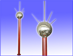 多針球形優(yōu)化避雷針， 球狀型雷電接閃器