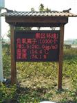 旅游勝地負氧離子含氧量在線(xiàn)式監測系統，全彩屏定制負氧離子監測儀